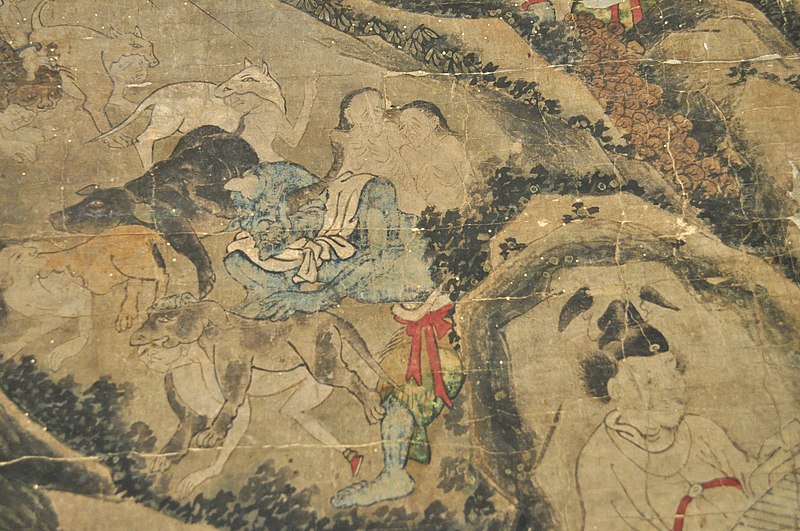 File:Art Gallery of Greater Victoria - Buddhist Ten Judgements of Hell - 17th Century - detail 11 (20526452061).jpg