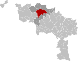 Ath Hainaut Belgium Map.svg