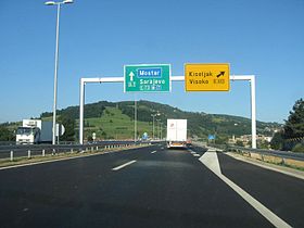 Image illustrative de l’article Autoroute A1 (Bosnie-Herzégovine)