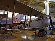 Финский Avro 504K в Музее ВВС Финляндии