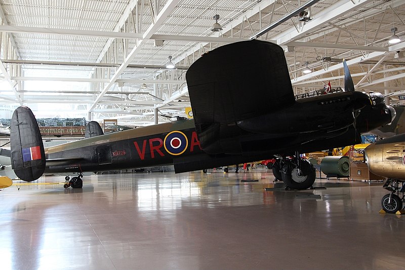 File:Avro Lancaster Canada - Air Force C-GVRA, YHM Hamilton, ON (Hamilton Airport), Canada PP1383375265.jpg