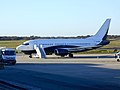 Boeing 737-505 de AirX Charter n° 9H-OME affrété par le Paris St-Germain FC en Janvier 2020 (activité liée au football pro.)