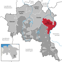 Розташування Бад-Гарцбург