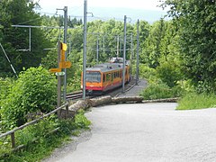 Train approaching the station