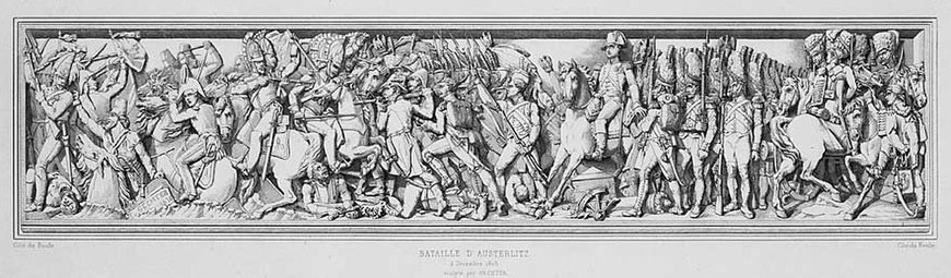 La bataille d'Austerlitz, 2 Decembre 1805 karya J. F. T. Gechter di muka barat
