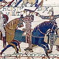 Guilherme o Conquistador, duque da Normandia e rei da Inglaterra, no Tapiz de Bayeux.