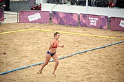 Deutsch: Beachhandball bei den Olympischen Jugendspielen 2018; Tag 5, 10. November 2018; Mädchen, Hauptrunde - Kroatien-Niederlande 1:2 English: Beach handball at the 2018 Summer Youth Olympics at 11 October 2018 – Girls Main Round – Croatia-Netherlands 1:2