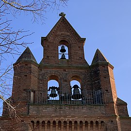 Clocher-mur de l'église