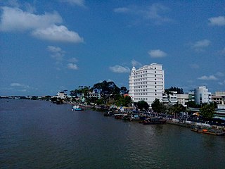 Bến Tre City in Vietnam