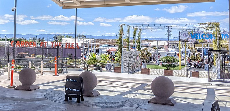 File:Berryessa Flea Market from new BART station (cropped).jpg