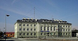 Gedung Balai Kota dan administrasi Gmina Białobrzegi dan Powiat Białobrzegi