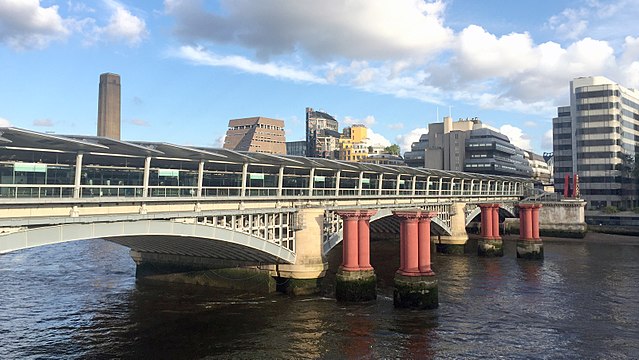 Blackfriars station redevelopment, London, carried out by Balfour Beatty