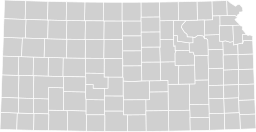 Blank map subdivisions 2019 Albers Kansas