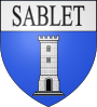 Blason ville fr Sablet (Vaucluse).svg