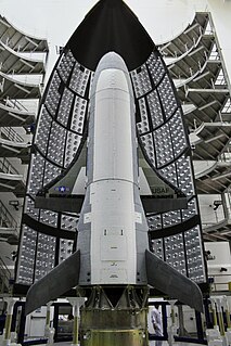 <span class="mw-page-title-main">USA-212</span> Unmanned spaceflight mission; first flight of the Boeing X-37B Orbital Test Vehicle 1