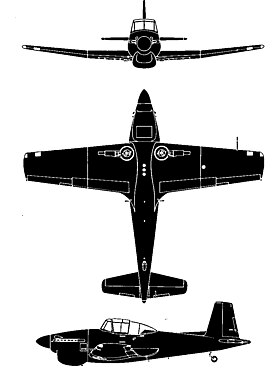 vue en plan de l’avion