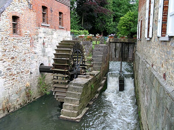 Watermill of Braine-le-Château, Belgium (12th century)