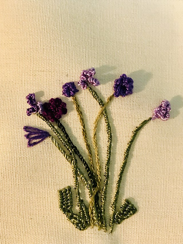 how to stitch brazilian embroidery flowers