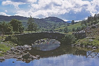 Watendlath Beck w pobliżu Watendlath Tarn