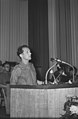 1951-08-30, Berlin: 10. Tagung des Zentralrates der FDJ im Haus der Volkskammer. Erich Honecker, Vorsitzender der FDJ, bei seiner Ansprache.