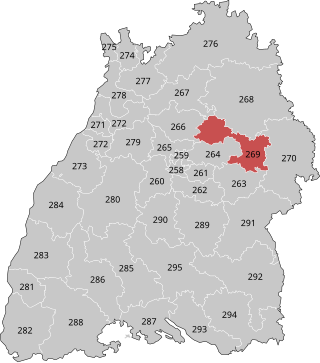 <span class="mw-page-title-main">Backnang – Schwäbisch Gmünd</span> Federal electoral district of Germany