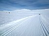 Endless ski trails in the uplands at Hovden. Navigation and survival skills are needed outside marked trails.