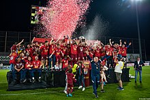 Brigada de arbitri care conduce ”U” Cluj - FC Hermannstadt