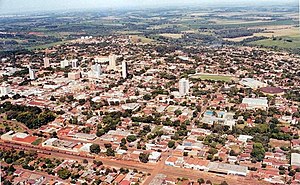 Vista aérea de Rolândia