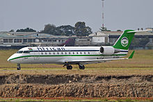 African Express Airways Bombardier CRJ200 Canadair CRJ-200 '5Y-AXG' African Express (14951033193).jpg