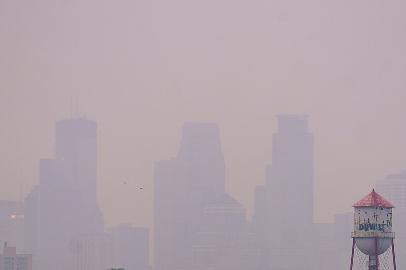 File:Canadian Wildfire Smoke in Minneapolis (52908707379).jpg