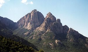 Capu d'Orto from the east, from above Otas