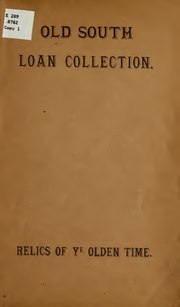 Thumbnail for File:Catalogue of the loan collection of revolutionary relics exhibited at the Old South church (IA catalogueofloanc01olds).pdf