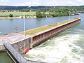 English: The sluice of Champagne-sur-Seine, Seine-et-Marne, France, on river Seine. Français : L'écluse de Champagne-sur-Seine, Seine-et-Marne, France, sur la Seine.