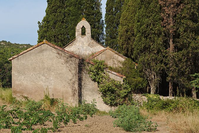 English: Chapel of Gléon (Villesèque-des-Corbières, France). Français : Chapelle de Gléon (Villesèque-des-Corbières, France).