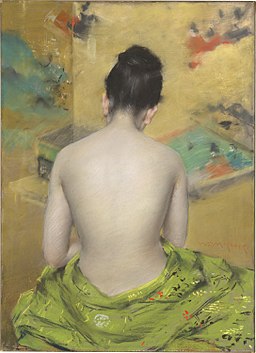 Chase William Merritt Back Of A Nude 1888