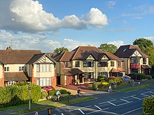 Row of houses in Chelmsford Road, Shenfield. Chelmsford Road, Shenfield.jpg