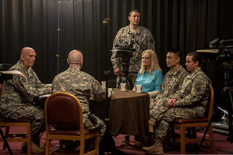 File:Chief of Staff of the Army Gen. Raymond Odierno holds a roundtable discussion with Soldiers and civilian personnel assigned to the Eighth Army while taping a public service announcement in Yongsan, South Korea 140225-A-KH856-339.jpg