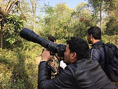 User Nrik Kiran taking Photograph