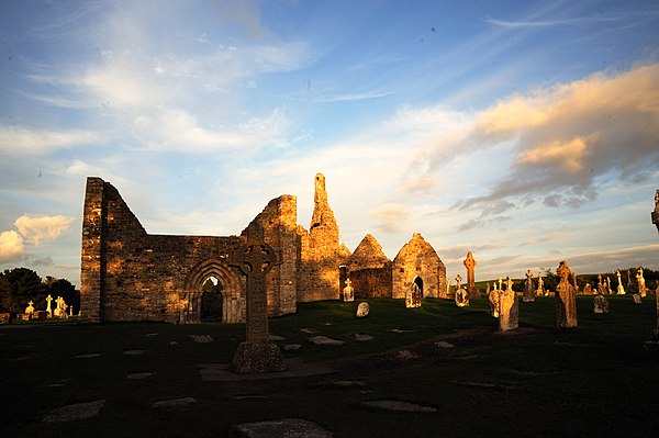 Clonmacnoise at sunset