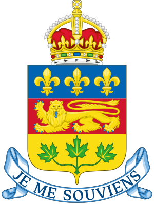 Coat of arms of Quebec.svg