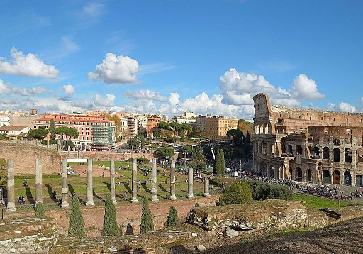 Colosseum and Via Sacra (Rome)