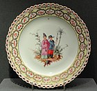 Тарелка с росписью шинуазри. 1759—1770