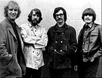 Creedence Clearwater Revival in 1968. From left to right: Tom Fogerty, Doug Clifford, Stu Cook, and John Fogerty.