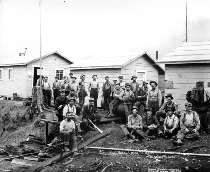 File:Crew members at Camp 6, Smith Powers Logging Company, Powers, ca 1922 (KINSEY 2557).jpeg