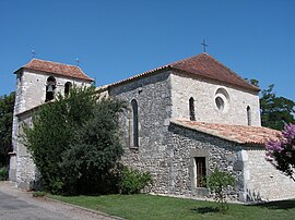 The church in Cunèges