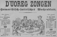 Entête mam Numm D'Uoreg Zongen (1883)