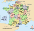 Départements de France (avec noms et numéros)