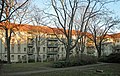 Total housing development on Nürnberger Strasse with several individual monuments