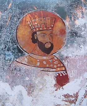 На фреске XIII века в Гелатском монастыре