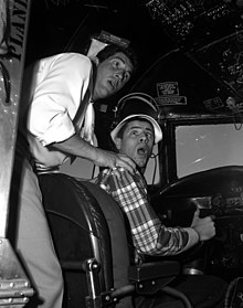 Dean Martin und sein langjähriger Bühnenpartner Jerry Lewis (um 1950)